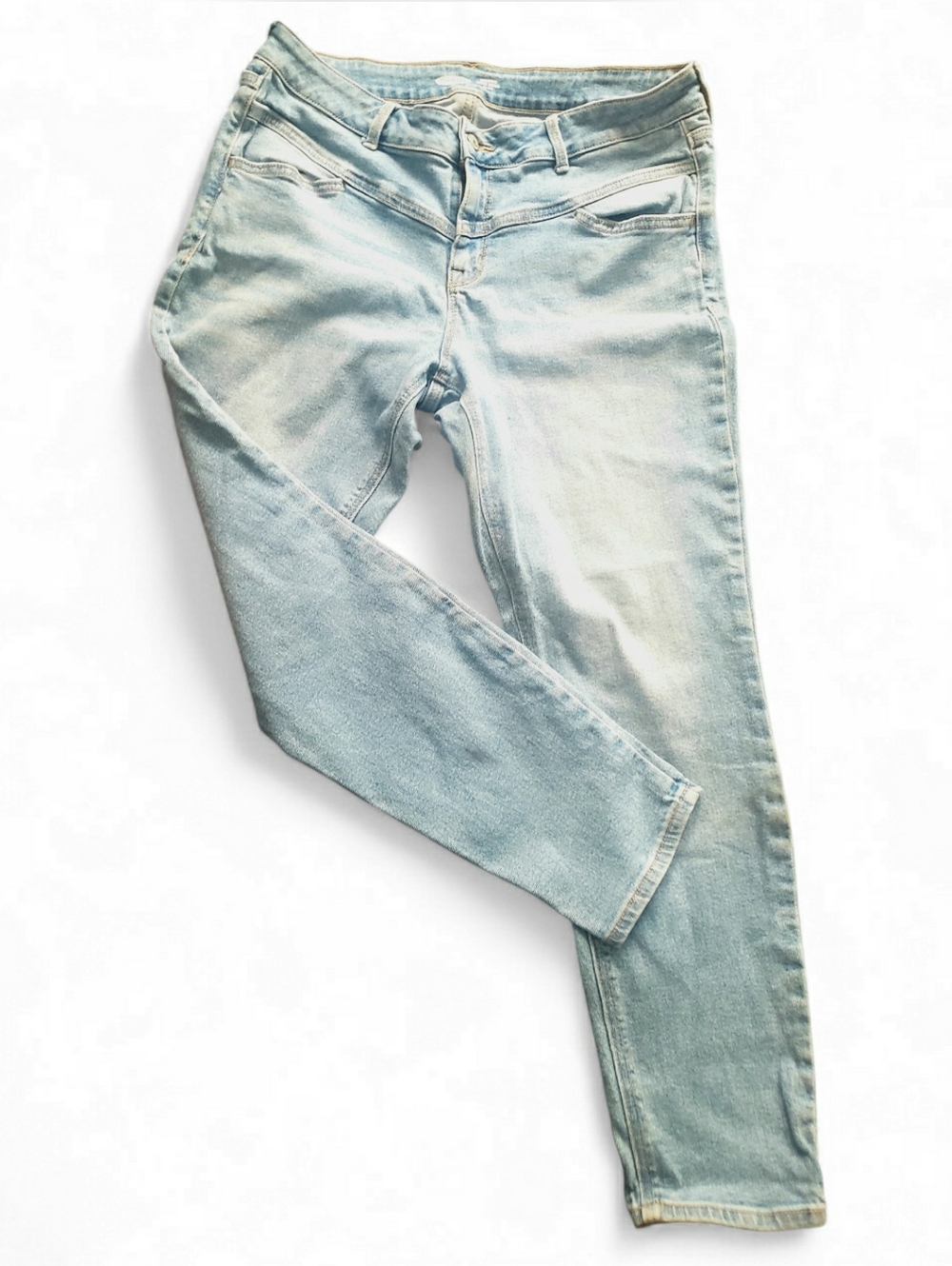Old Navy Rockstar Super Skinny Jeans in Light Blue Wash